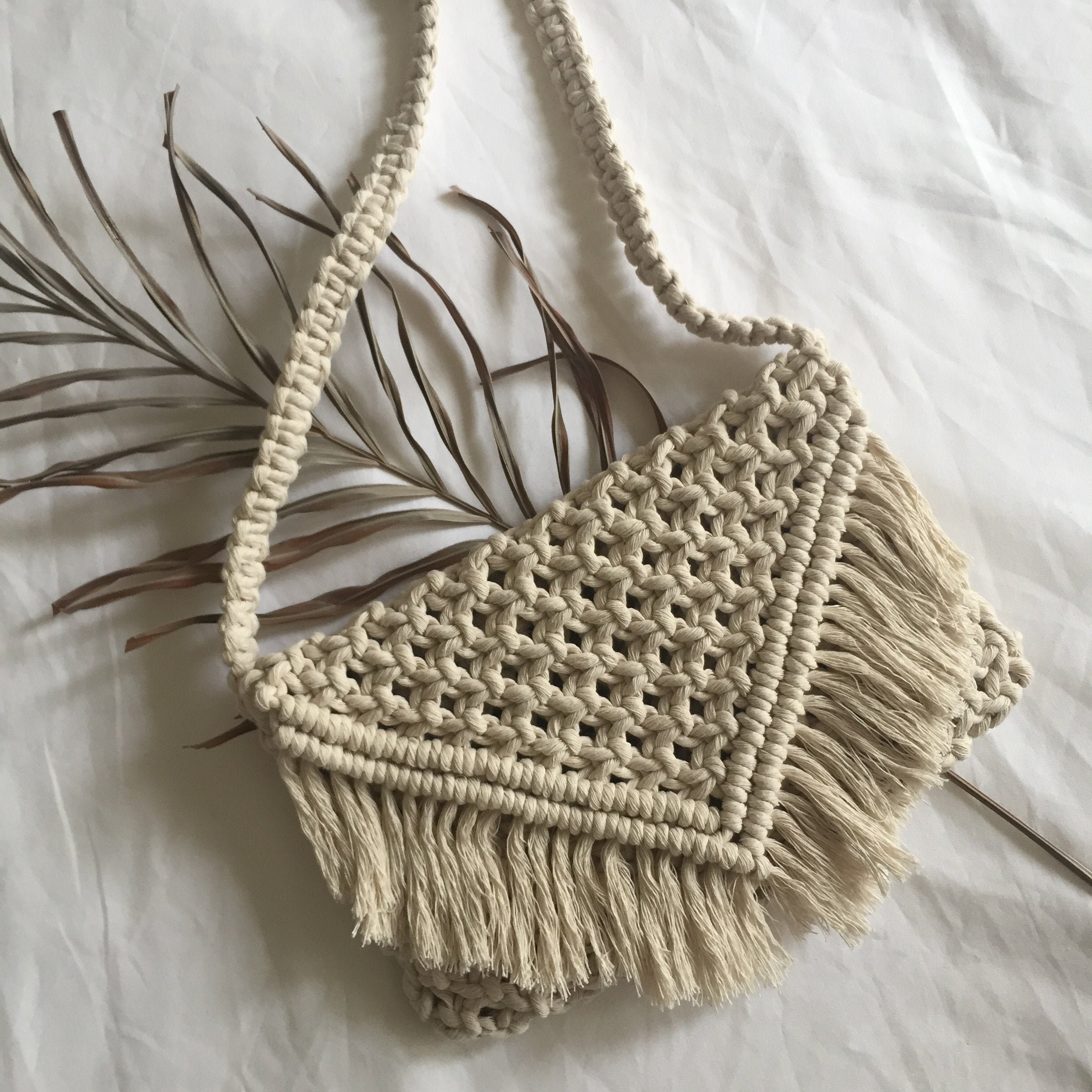 Macrame side bag hotsell