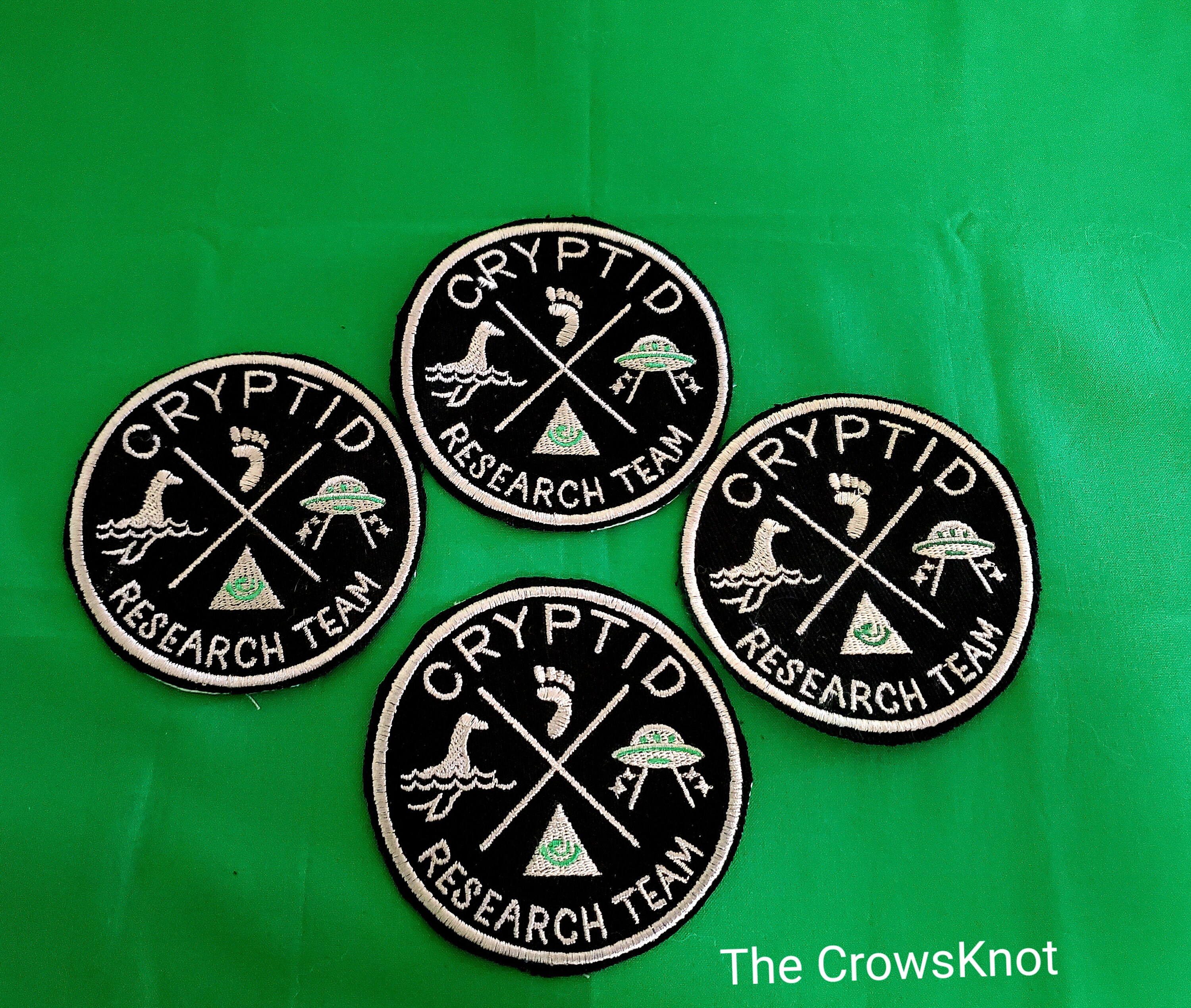 Iron-on Cryptid Research Team Patch - Etsy