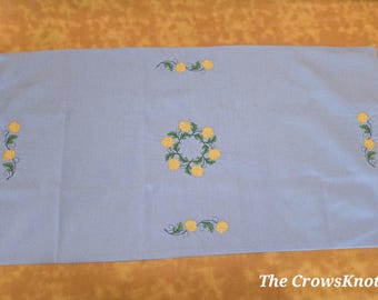 Dandelion* Embroidered Altar Cloth* 'Loki's Bloom* July for Loki*