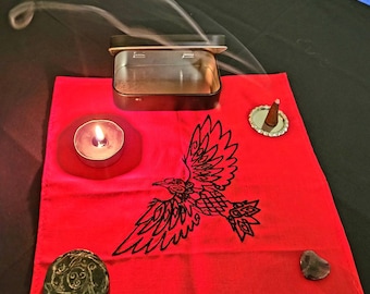 Morrigan Portable Altar Tin * Celtic Pagan