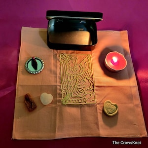 Freyja Travel Altar *Altoid Pocket Altar * Portable Altar Tin