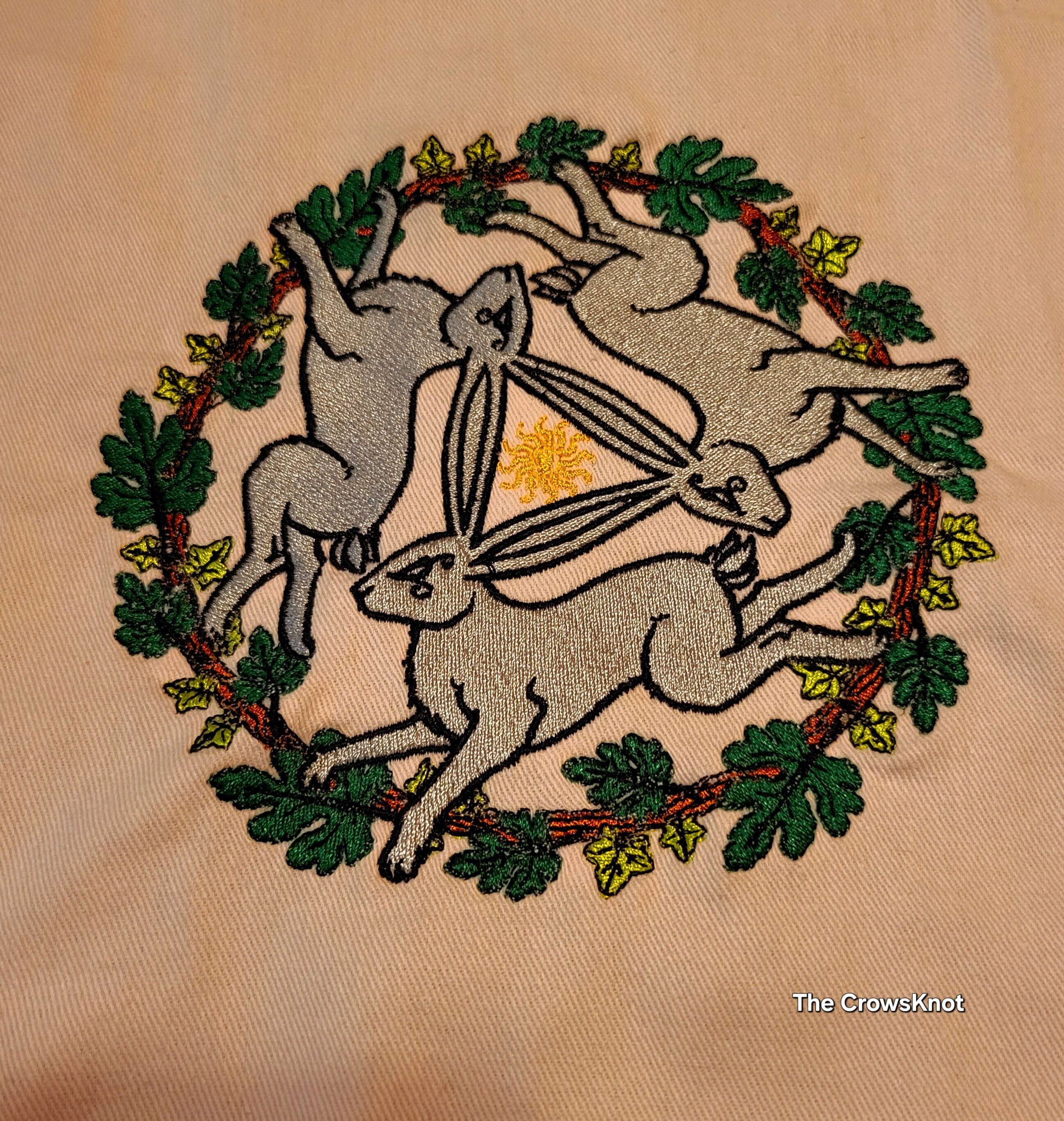 Three Rabbits Altar Cloth * Tinner's Rabbits * Spring * Fertility ...
