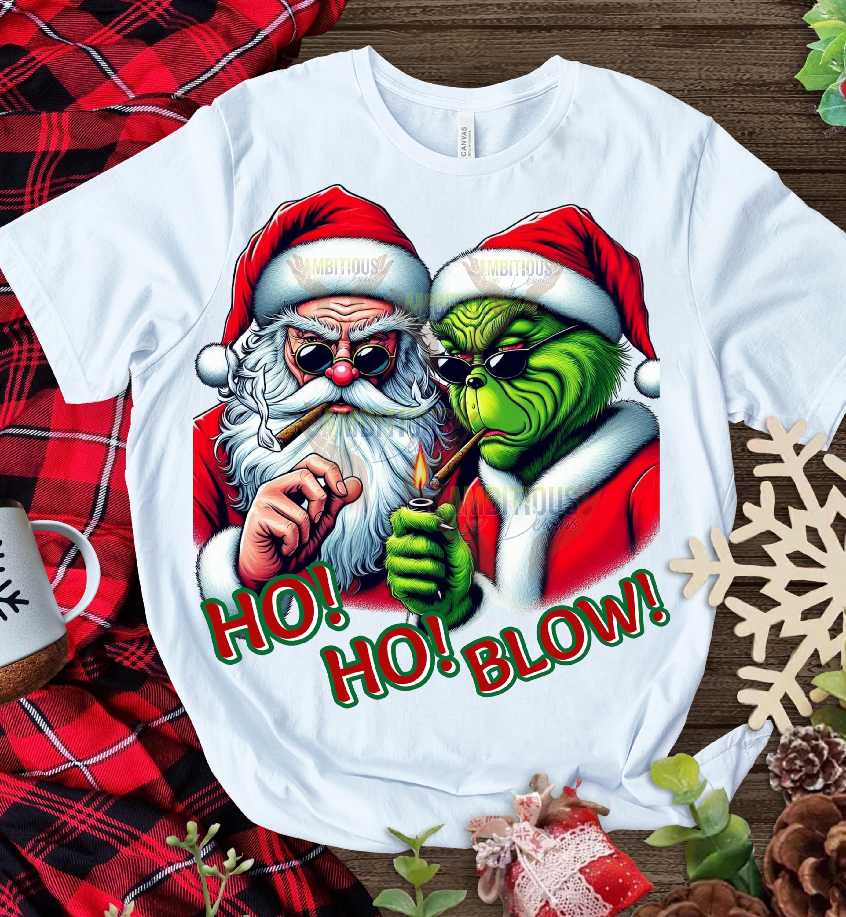 T-shirt Homme Streetfighter Grinch VS Père Noël - Design Humoristique, 100% Coton, Coupe Classique