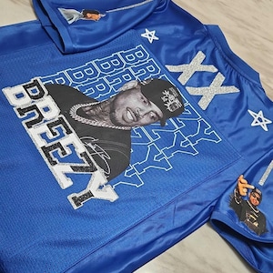 Custom Breezy Bowl Full Glitter Jersey | Breezy Bowl | Custom jersey