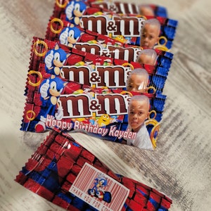Custom M&Ms - Sonic the Hedgehog