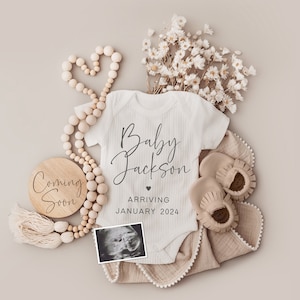 Pregnancy Announcement Digital, Baby Announcement, Editable Template, Social Media Reveal, Instagram, Facebook