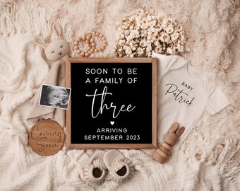 Digital Pregnancy Announcement, Baby Announcement, Social Media, Facebook, Instagram