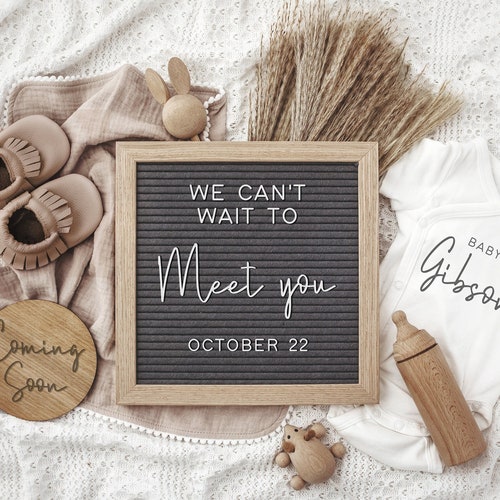 Digital Pregnancy Announcement Neutral Baby Announcement Etsy