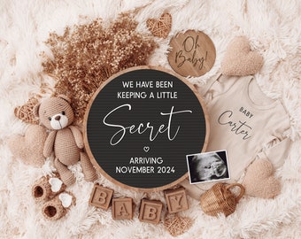 Digital Pregnancy Announcement, Baby Announcement, Baby Reveal, Social Media Reveal