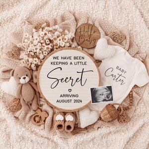 Digital Pregnancy Announcement, Baby Announcement, Baby Reveal, Social Media Reveal image 6