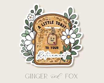 A little toast to your Retirement - Coworker gift