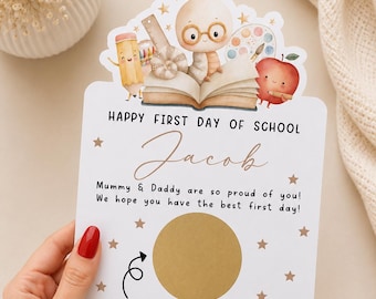 First Day of School Scratch Card - After School Treat Surprise