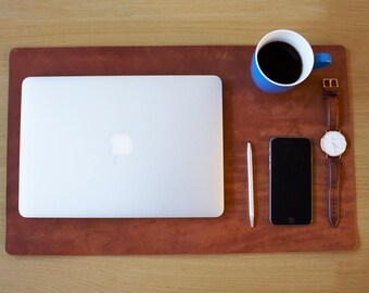 Leather Desk Pad Etsy