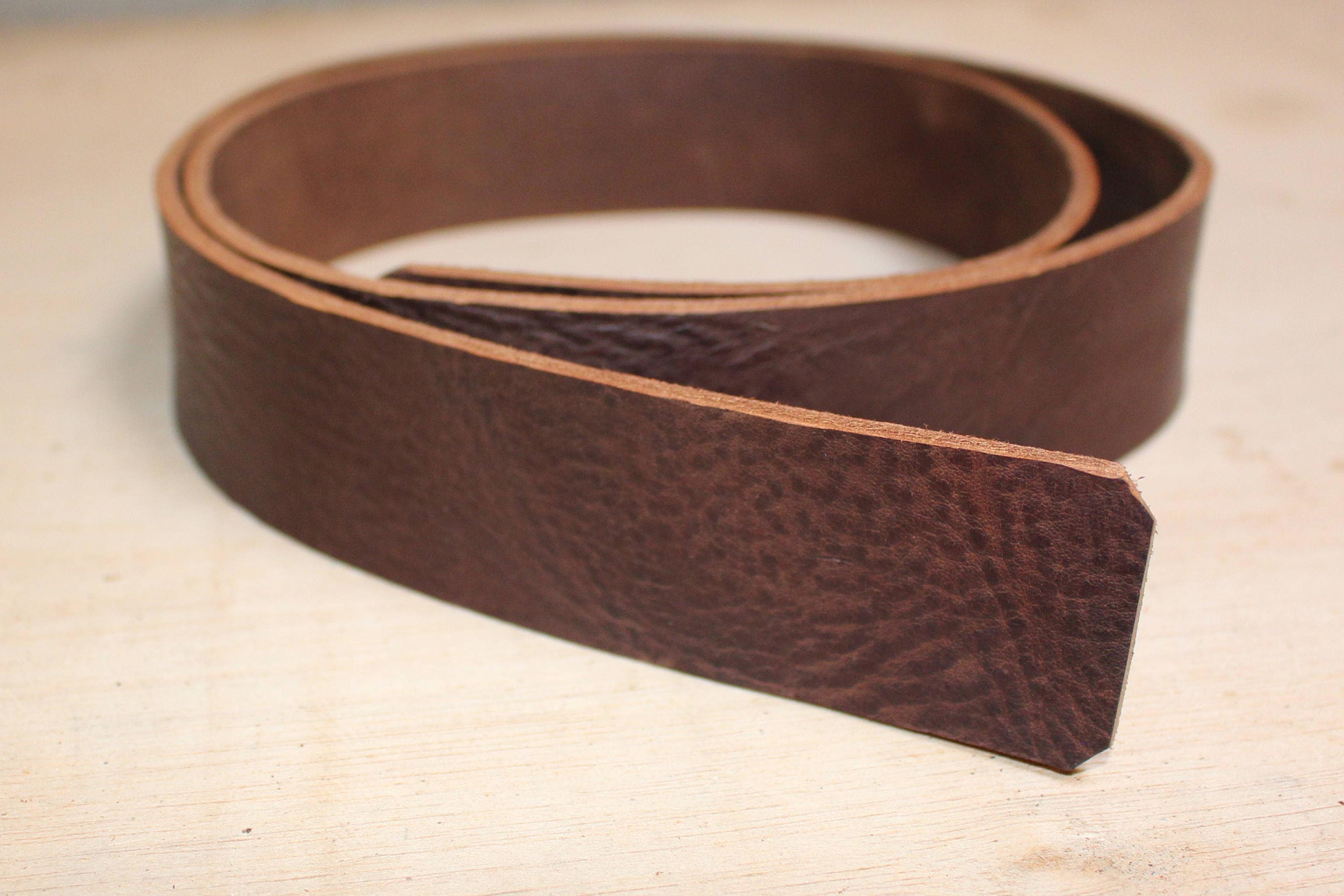 Leather for Belt Straps, Bag Straps, Custom Sizes Available From