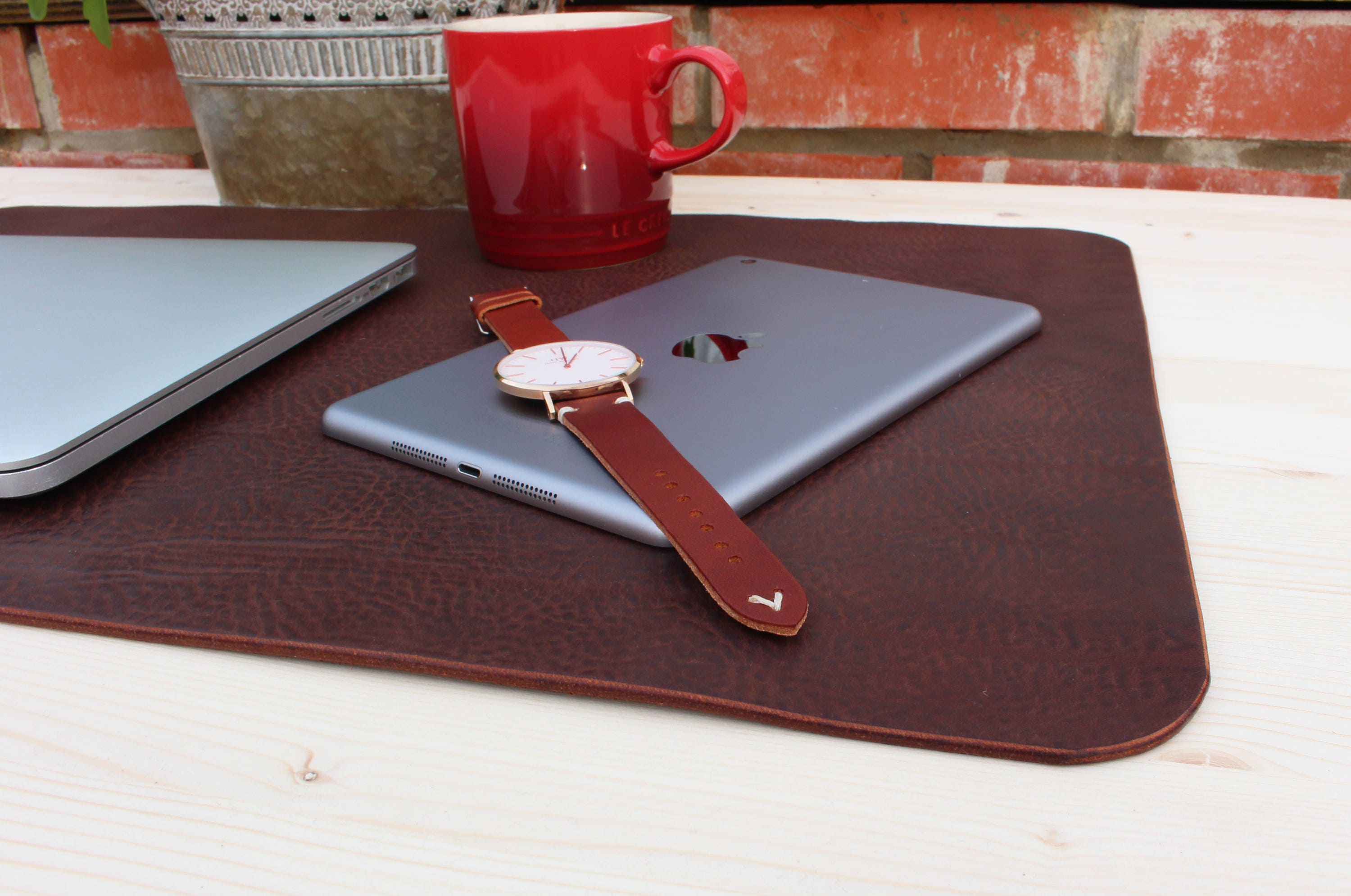 Leather Mouse Pad, Leather Mouse Mat, Mousepad, Free Personalization,  Custom Leather Mat 