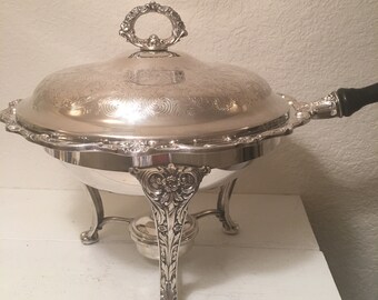 Silver Chafing Dish Etsy