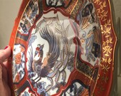 Beautiful hand crafted gilded plate made in Japan