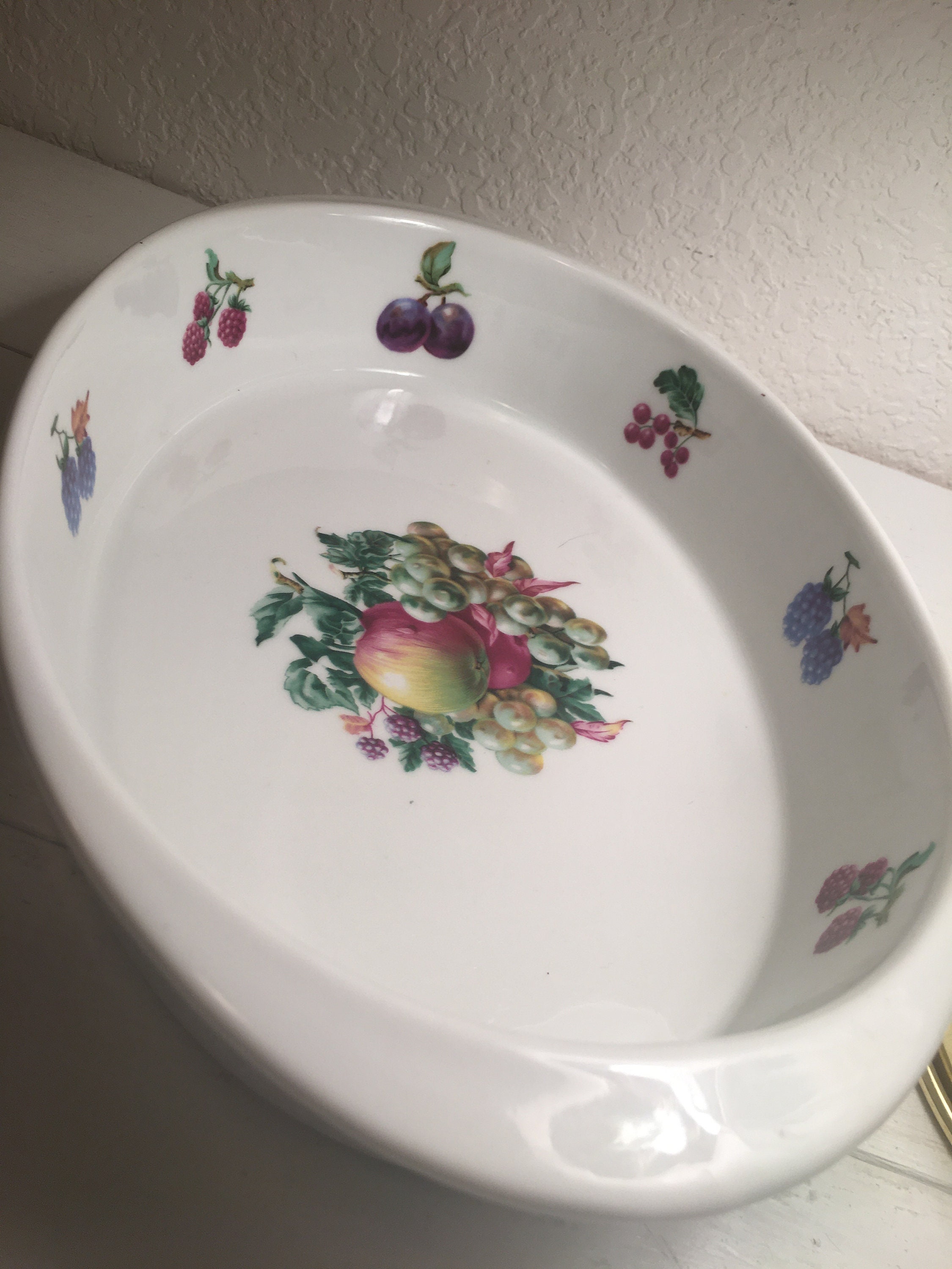 Vintage Apilco oval au gratin dish 76 Etsy