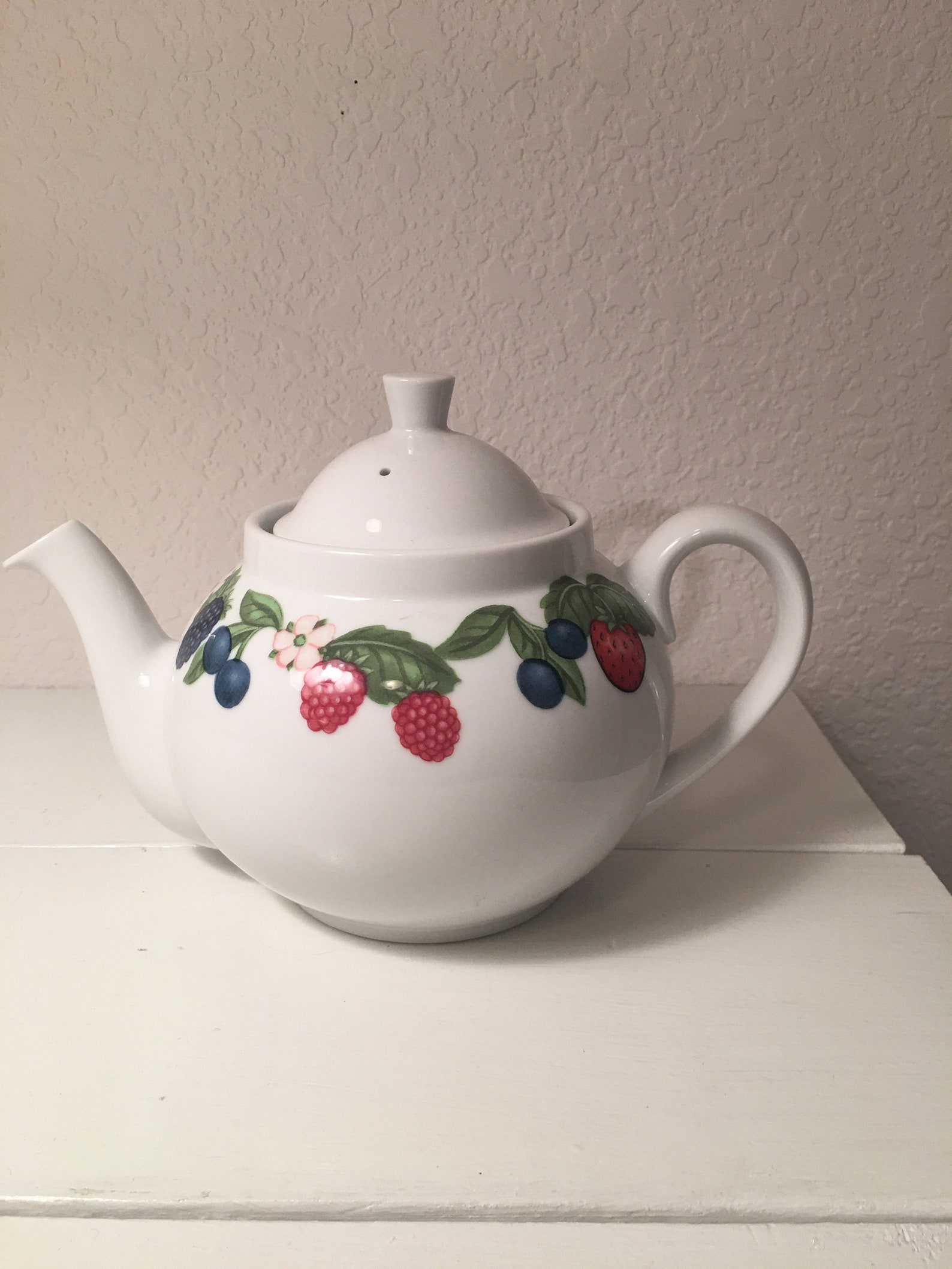 Williams Sonoma Berry Collection Teapot 7 Etsy
