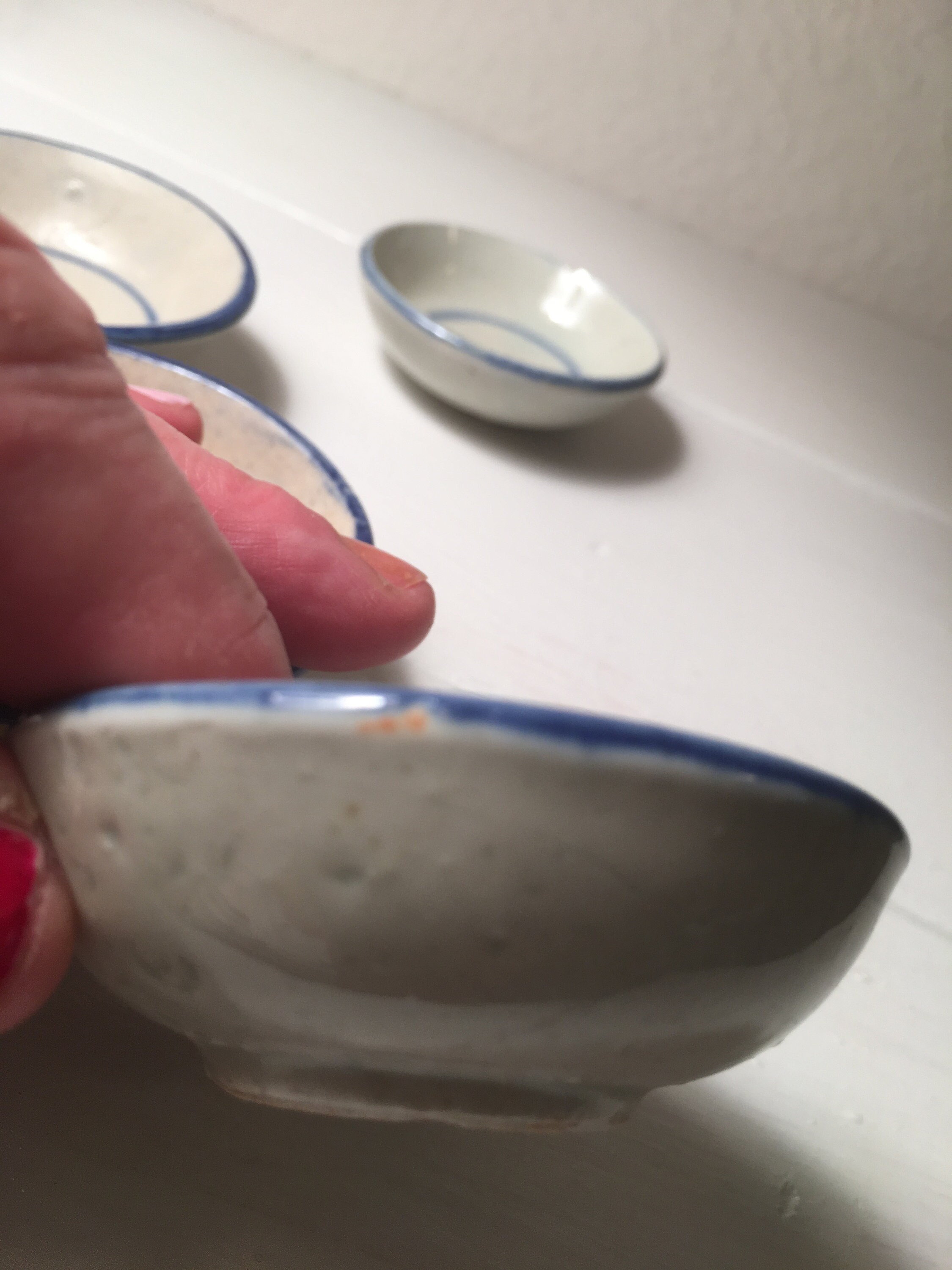 Set of 4 antique Japanese dipping bowls Etsy