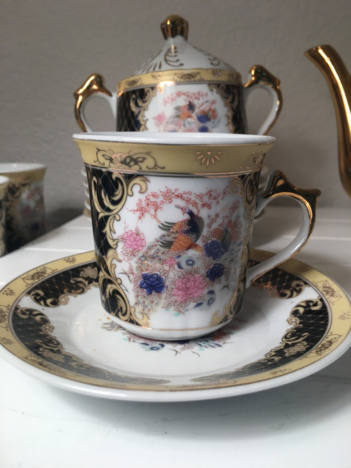 17 Piece Versace Tea Set Designed in Italy 65 Etsy