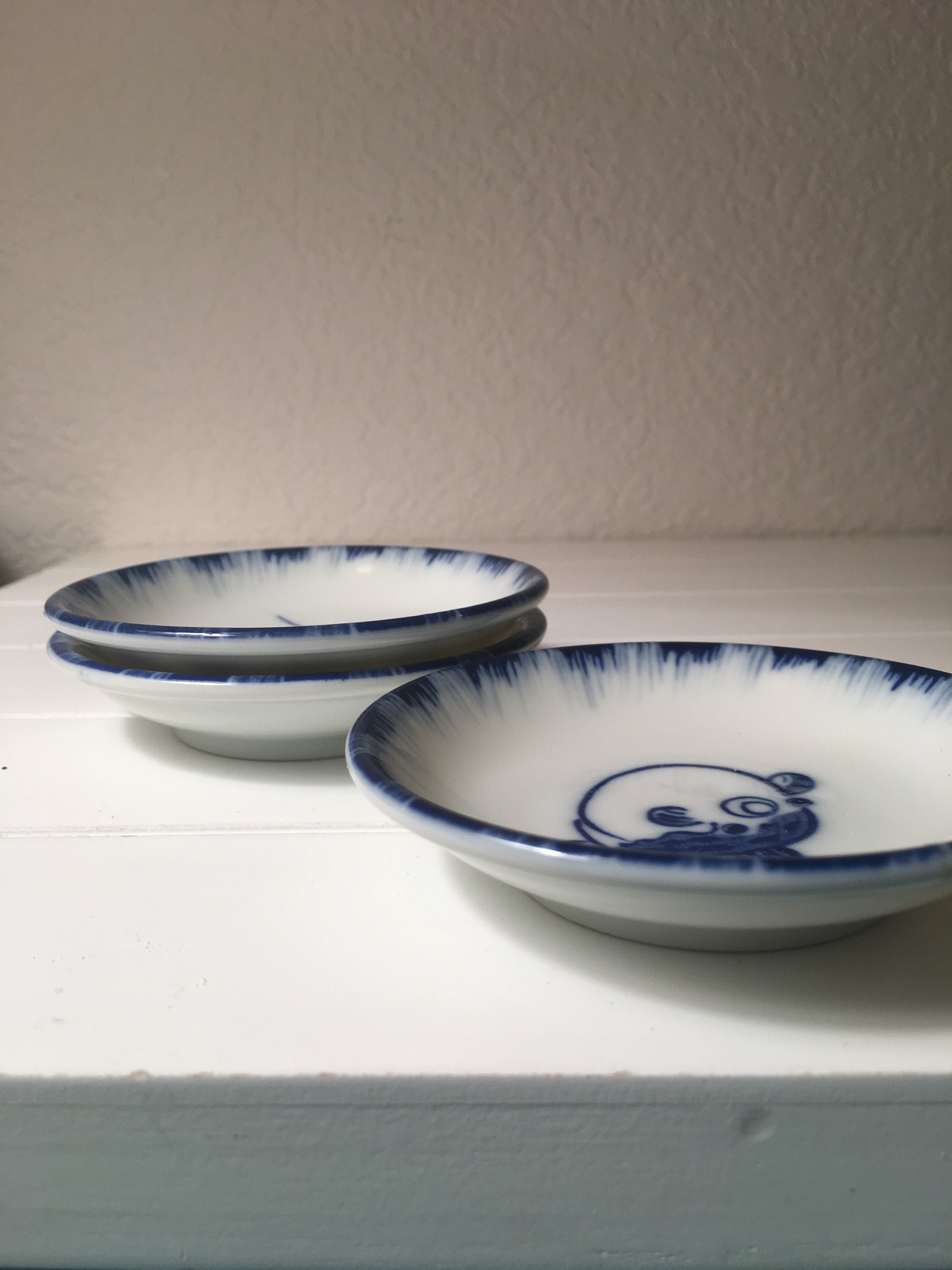 Set of 3 small Chinese dipping bowls Etsy