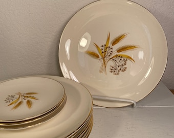 wheat pattern dishes