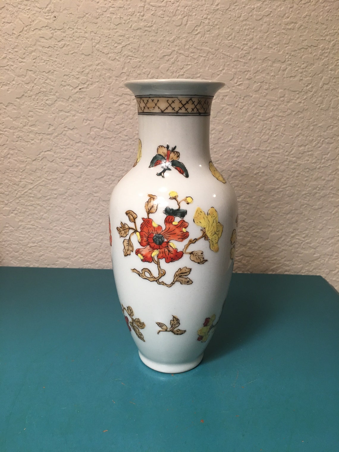 ACF Japanese Porcelain Ware Vase Decorated in Hong Kong 31 Etsy
