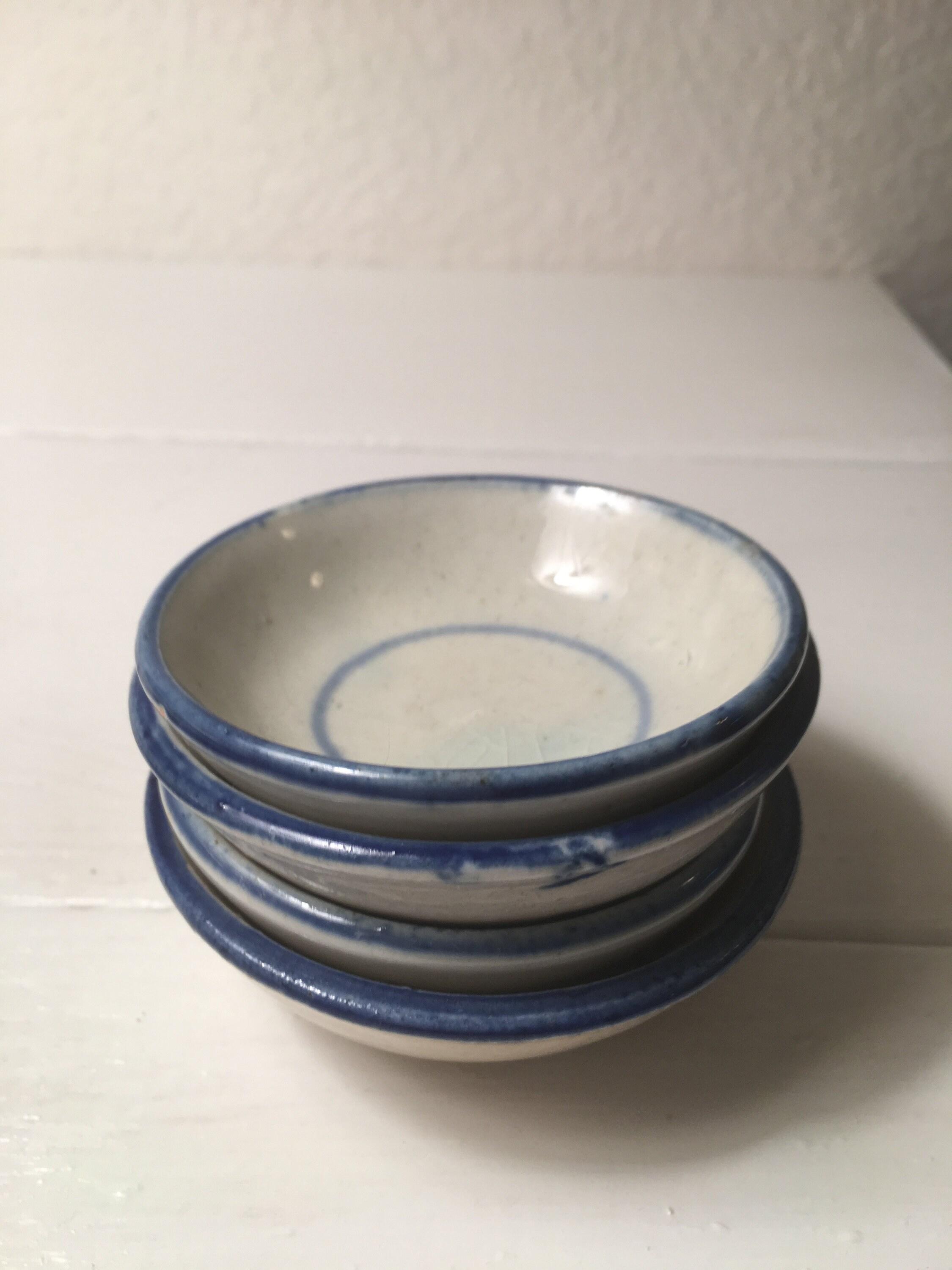 Set of 4 antique Japanese dipping bowls Etsy