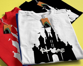 Disney Home Shirt Disney Home Magic Kingdom Shirt Disney Family Shirt Castle Shirt Disney World Shirt Home Shirt Ladies Disney Shirt