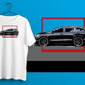 SUV Shirts Detroit Truck tShirt Car Shirt Gift For Men Auto Shirts Sport Shirt GMC Shirt Shirts Acadia Shirts