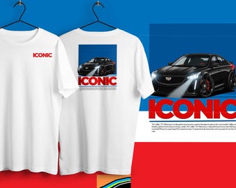 Maglietta di lusso con auto sportive, maglietta con arte automobilistica, maglietta con supercar, magliette con muscle car, top per auto