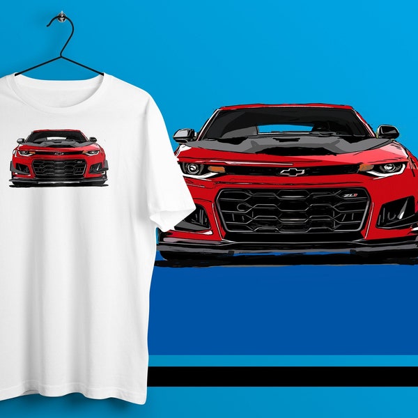 Car Shirts Detroit Car Shirt Camaro Shirt ZL1 Shirt  Muscle Shirt Camaro Gift For Men Auto Shirts Chevy Shirts