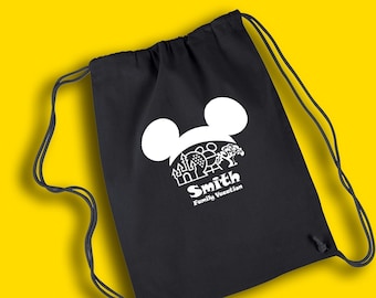 Disney Bag Disney Parks Backpack Disney Drawstring Bag Mickey Mouse drawstring bag Disney Sling Bag Mickey backpack Vacation Bag