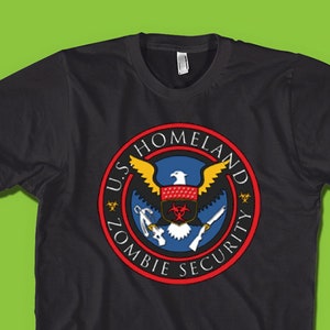 Walking Dead Security Top Zombie Shirt Zombie Security Tops Halloween t-Shirts Zombie Apocalypse Walking Dead Shirt Living Dead Shirt