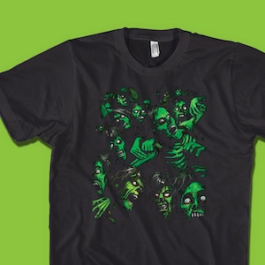Zombie Shirts Zombie Pile Halloween t Shirts Zombie Apocalypse Walking Dead Shirt Living Dead Shirt Zombie Gifts Funny Halloween Shirts