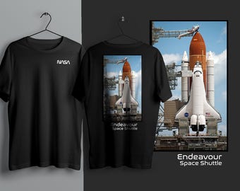 Space Shuttle Start Shirt: NASA Weltraum Grafik T-Shirt