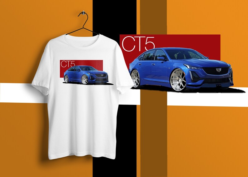 Cadillac Shirt Blackwing Shirt CT5 Shirt Detroit Car Shirt Etsy