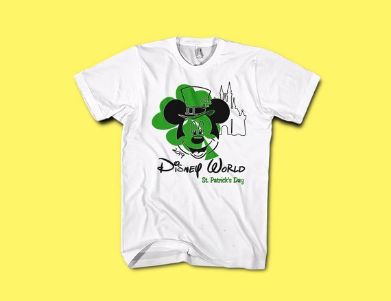 St Patricks Shirt Shamrock Mickey 