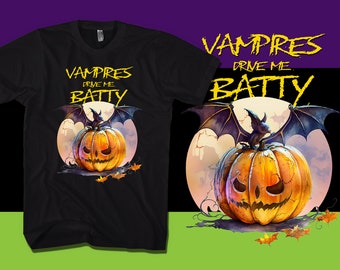 Dracula Vampire Bat Halloween Shirt: Gothic Horror Tee
