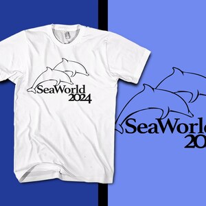 Seaworld Shirt Sea World Seaworld Tees Blue Aesthetic Shirts Penguin ...