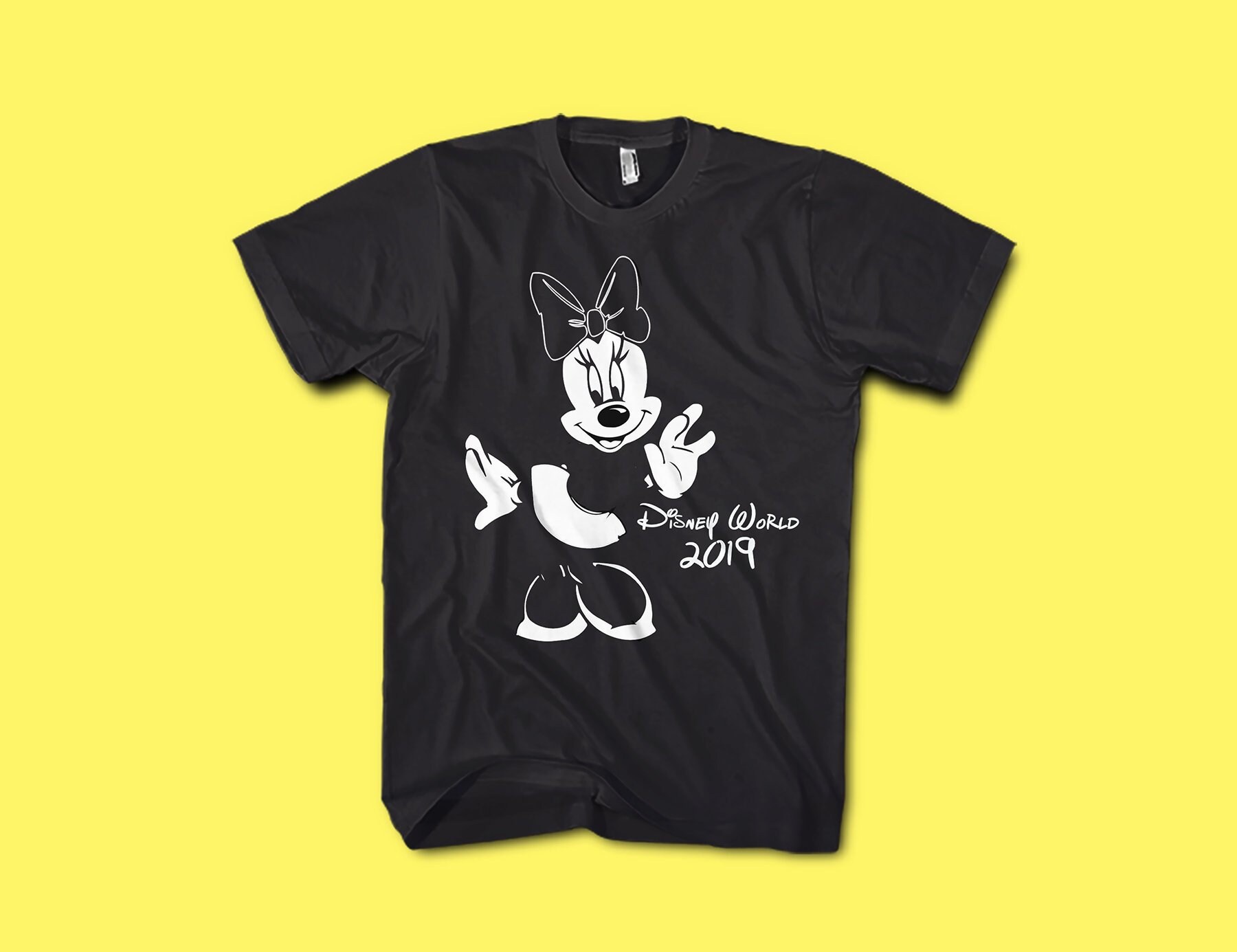 yellow minnie mouse shirt