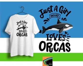 Maglietta "Ragazza che ama le orche" - Design ispirato a SeaWorld