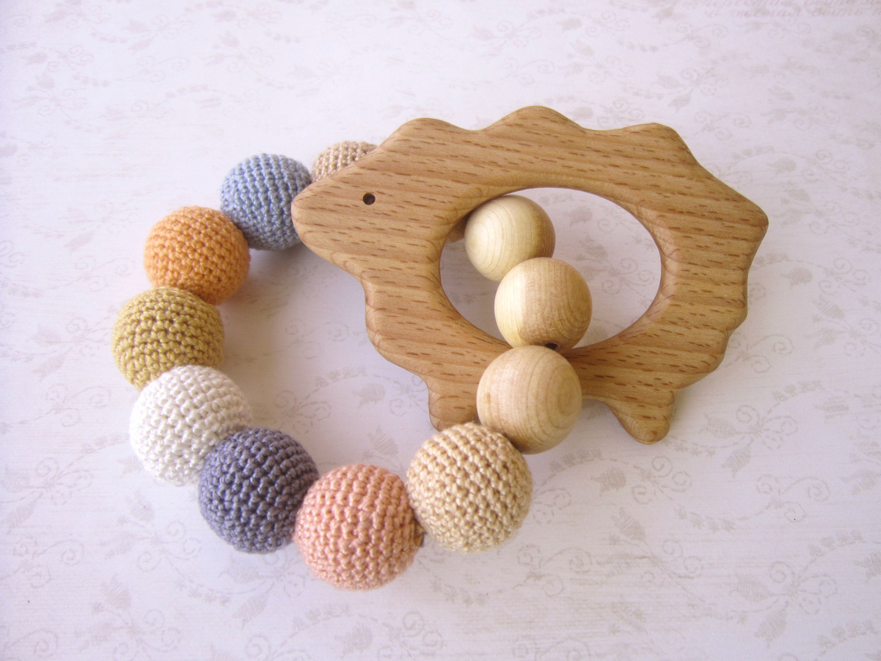 etsy wooden teether