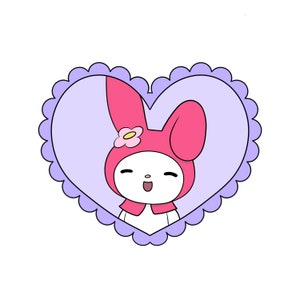 CUTE BUNNY STICKER