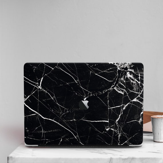 Black Marble Macbook Case Pro 13 Inch Cover Macbook Air 13 Mac Etsy