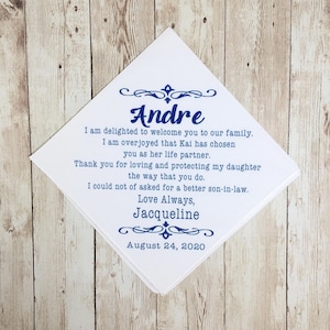 Gift for groom on wedding day, Wedding gift for groom from mother-in-law, gift for groom from parents on the bride, future son wedding gift
