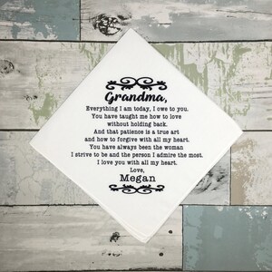 Grandmother of the groom wedding gift, Grandmother of the bride wedding gift, Gift for grandmother, Present for grandparents on wedding day