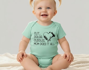 My Mommy is a Stylist Baby Bodysuit - Hairdresser Gift
