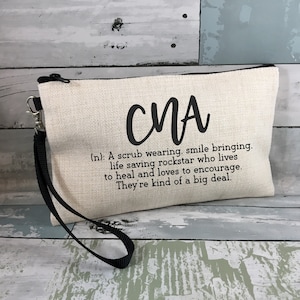 CNA appreciation gift, CNA graduation gift, Healthcare provider thank you gift, CNA appreciation gift, medical professional makeup  bag